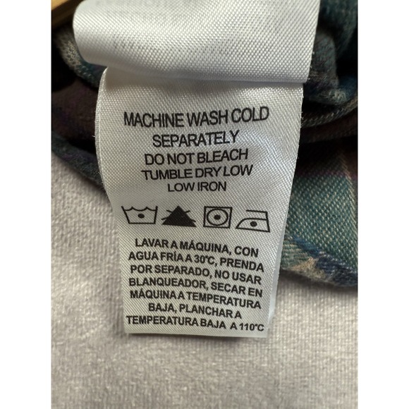 Legendary Whitetails Buck Camp‎ Flannel Shirt Mens Large Plaid Corduroy Trim - Picture 14 of 16